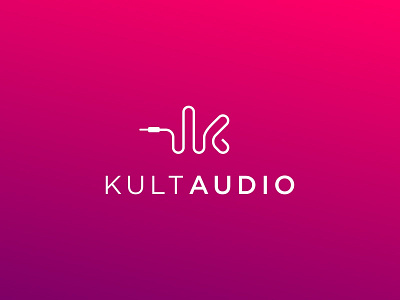 KULTAUDIO Logo art clean design graphic design logo minimal vector