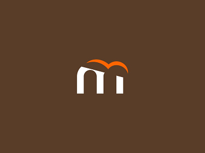 Letter M art branding clean design flat graphic design icon logo minimal vector