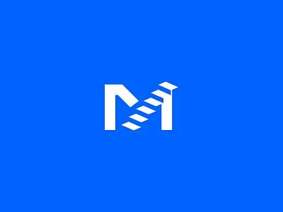 Abstract M Logo art branding clean design flat graphic design icon logo minimal vector