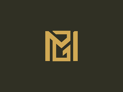 MG Monogram art branding clean design flat graphic design icon logo minimal vector