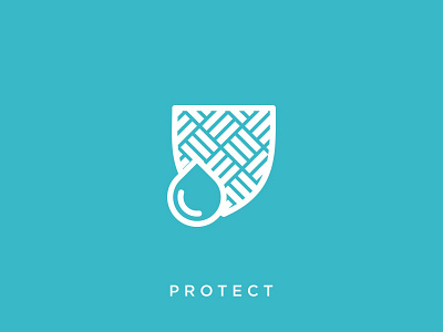 Protect Logo art branding clean design flat graphic design icon logo minimal vector