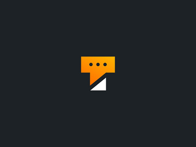 T Chat design art branding clean design graphic design icon illustration logo minimal vector