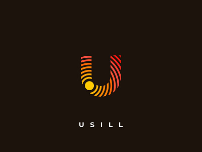 USILL Logo art branding clean design flat graphic design icon logo minimal vector