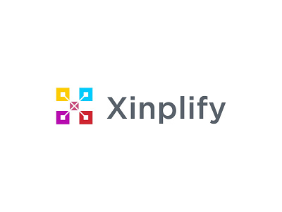 Xinplify Logo art branding clean design graphic design icon logo minimal typography vector