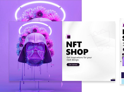 NFT Shop Log In Page Design branding design flyer design graphic design ui ui design website design