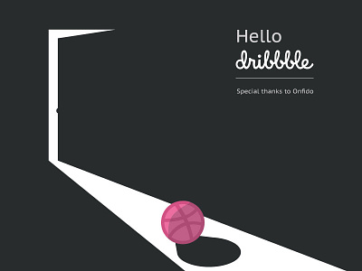 Hellodribbble debut dribbble firstshot hello mystery