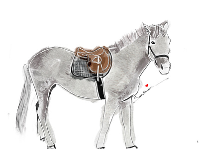 Sweet Sansa horses illustration notsansastark sansa