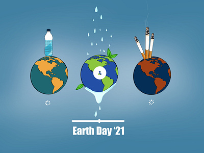 Earth day 2021 art artist concept concept art digitalart graphic design illustration ui