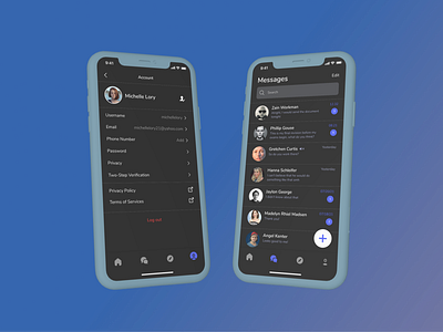 Settings Page (Chatting App) - Daily UI 007