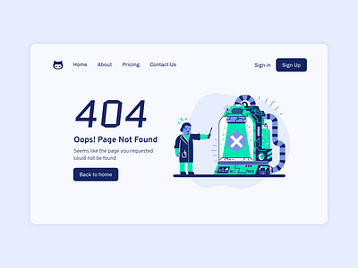 404 Error Page - Daily UI 008 design graphic design ui ux