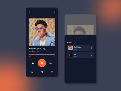 Music Player (Spotify Redesign) - Daily UI 009 app design graphic design ui ux