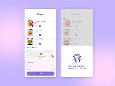 Fingerprint Overlay - Daily UI 016 app design graphic design ui ux