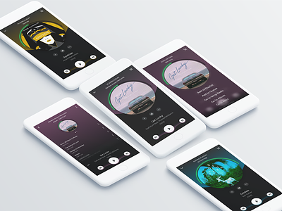 spotify concept ui app concept flat mobile mobile app design music player spotify ui ux