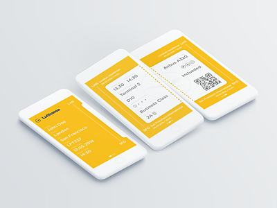 lufthansa concept mobile ui