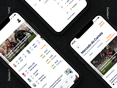 Cartola FC | App Redesign concept fantasy sports football ios player redesign soccer sports ui