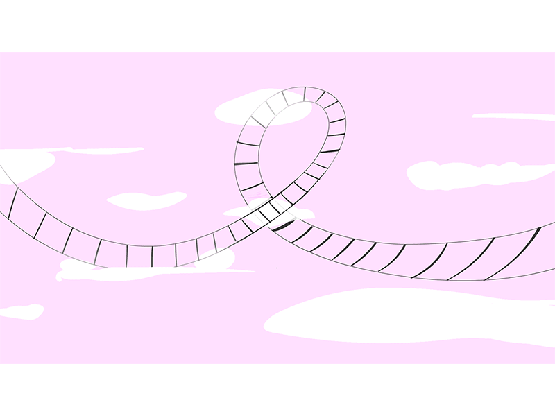 Rollercoaster animation
