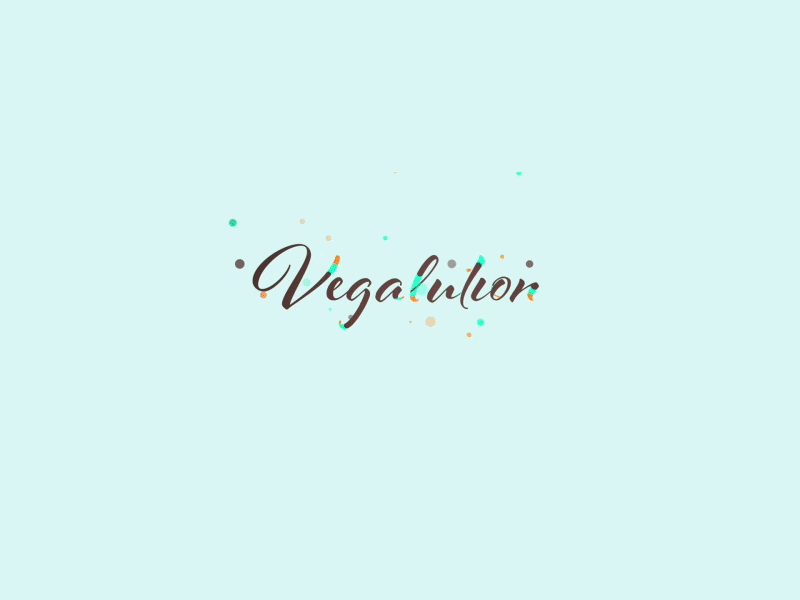 Vegalution - logo animation 2d design