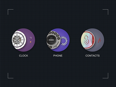Android Theme Icons WIP - 03 android call clock contacts dial icon phone theme