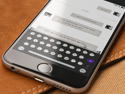 Keyboard Typewriter And Dialog Chat Preview B
