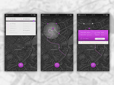 Multi Selection and Location Nav app concept location map multi navigation select ui ux