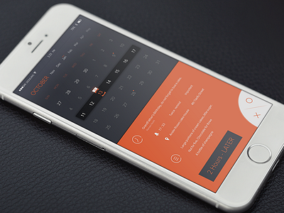 Calendar Events Concept app calendar concept event ui ux