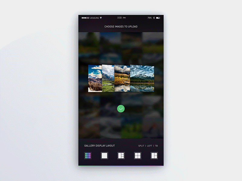 IMG Upload Concept - 3D Touch and Multi Selecton