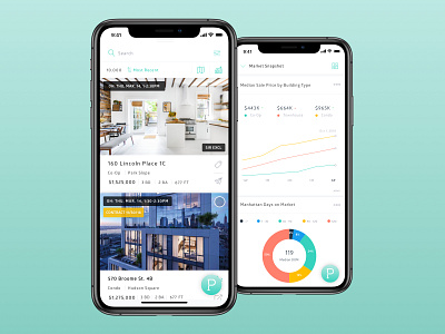 Real Estate App for professionals and consumers analytics analytics dashboard app cards ui dashboad dashboard design dashboard ui data design feed minimal mobile mobile dashboard real estate ui ux