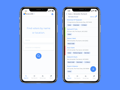 Reach App - Voter Search