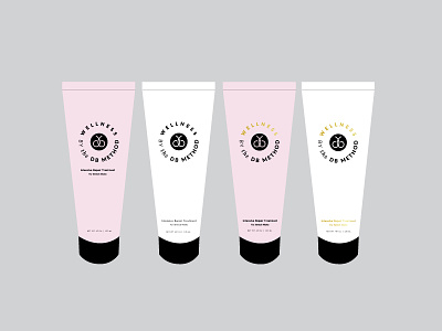 Wellness Cream branding design identity logo mockup package design