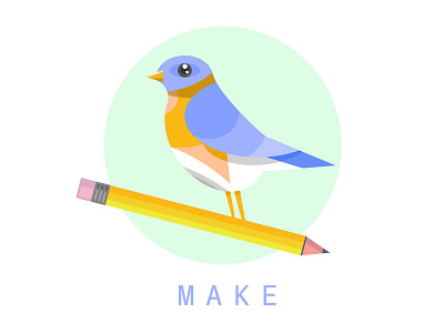 Put a bird on it bird illustration make pencil vector vector art