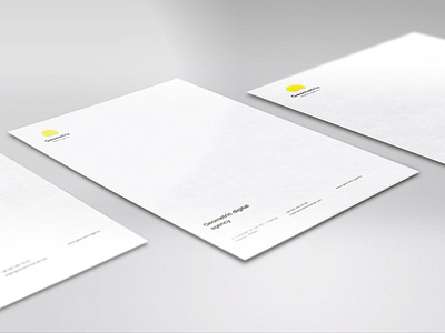 Envelope. Branding. branding clean icon logo minimal typography yellow