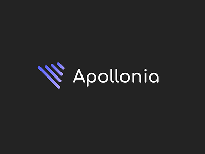 Apollonia Logo apollonia app clean clinic icon logo medical minimal typography vector