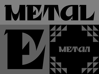 METAL/ Ukrainian slyle typogaphy / graphic