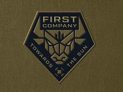 First Company patch branding design identity illustration logo logotype