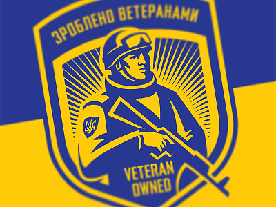 Veteran Owned / UA character design identity illustration