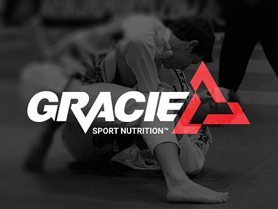 GracieSportNutrition identity logotype nutrition sport