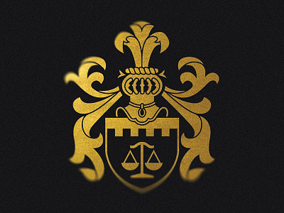 Law2 crest identity illustration knight