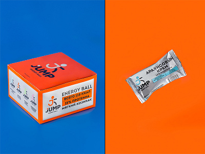 JUMP on Behance ball branding candy energy food identity packaging