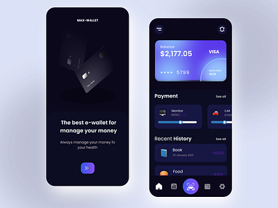 E-Wallet app app design icon illustration ui ux