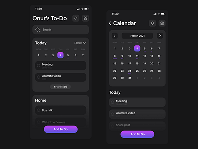 To Do App app clean clean ui design dribbble mobile ui popular to do todo ui uiux