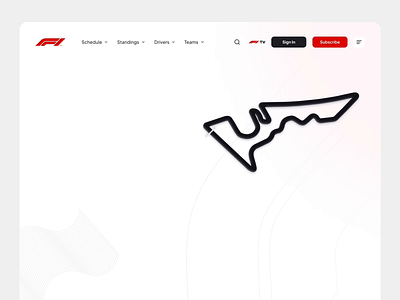 Formula 1 Website Redesign Concept animation design f1 figma formula 1 hero prototype redesign ui ux web