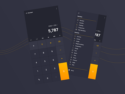 #Calculator app design illustration ui ux