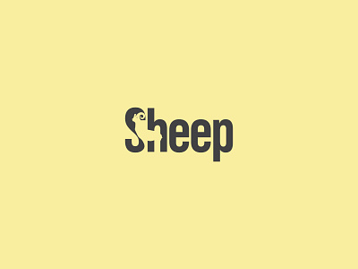 Sheep logo animal logo app branding corporate branding creative logo futuristic grandient icon logo design minimal modern logo negative space logo tranding logo typogaphy