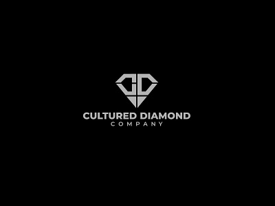 Cultured Diamond logo branding cd logo creative logo diamond logo jewelry logo letter mark logo logo logo branding logo design minimal modern logo tranding logo web logo wordmark logo