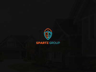 SPARTZ GROUP abstract logo brand identity branding business card business logo creative logo design flat logo grandient graphic design logo logo design minimal minimalistic logo modern logo real estate logo sophisticated logo tranding logo web logo wordmark logo