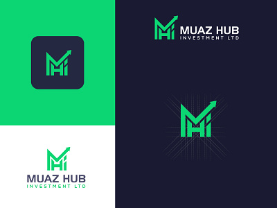 MUAZ HUB Investment Ltd. Logo Design abstract logo accounting logo brand identiy branding creative logo finance logo letter logo logo logo design minimal modern logo tranding logo