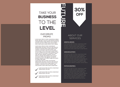 FLYER branding clean design flat graphic design illustration illustrator logo minimal vector