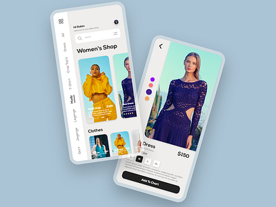 shopping app design