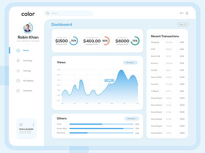 dashboard branding clean design graphic design illustration illustrator logo minimal ui vector