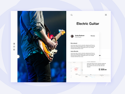 guitar buying app 3d animation branding design graphic design illustration illustrator logo minimal motion graphics ui ux vector